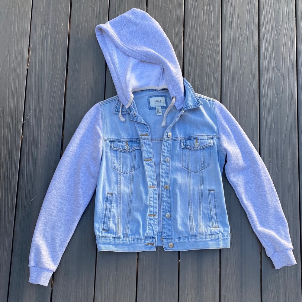 jean jacket hoodie